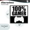 Stupell Industries 100% Gamer Black & White Framed Giclee, design by Kim Allen